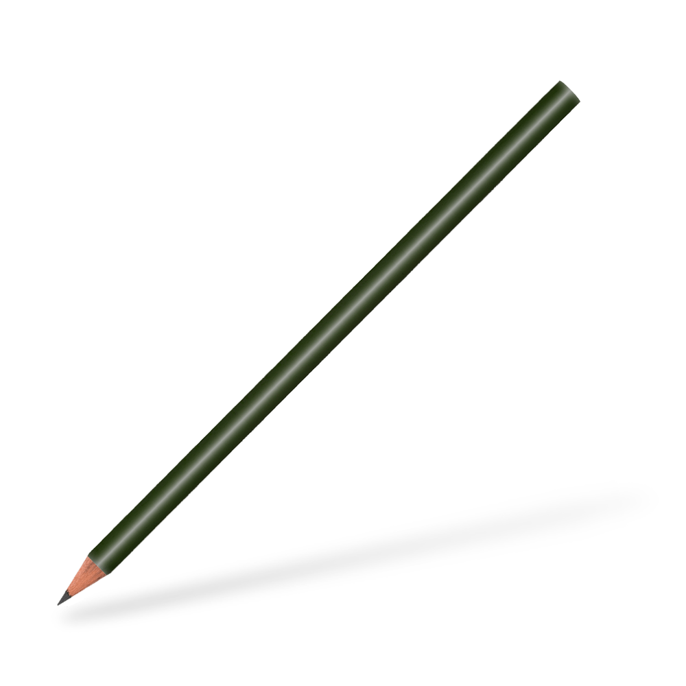 CSW Bleistifte runder Bleistift glänzend Dunkelgrün