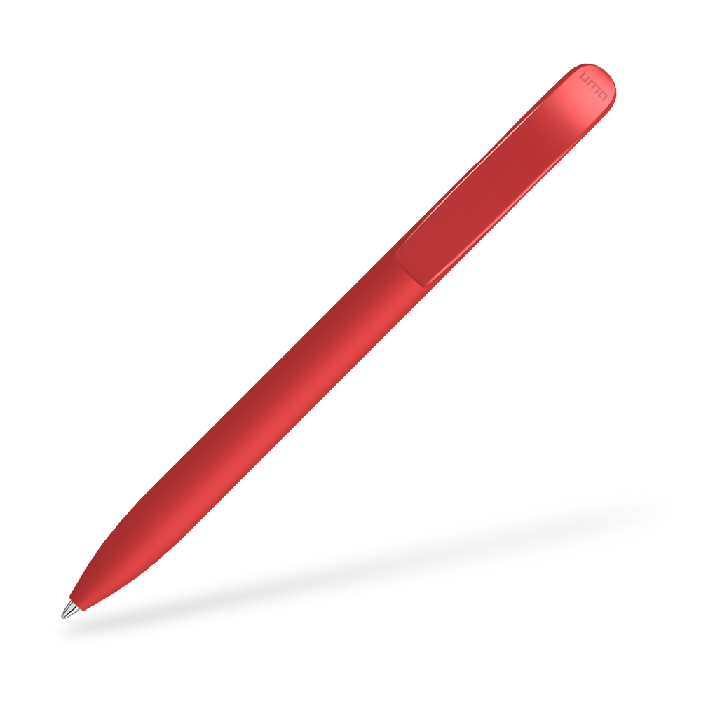 UMA SKY GUM-0-0125-GUM Kugelschreiber Clipansicht Rot