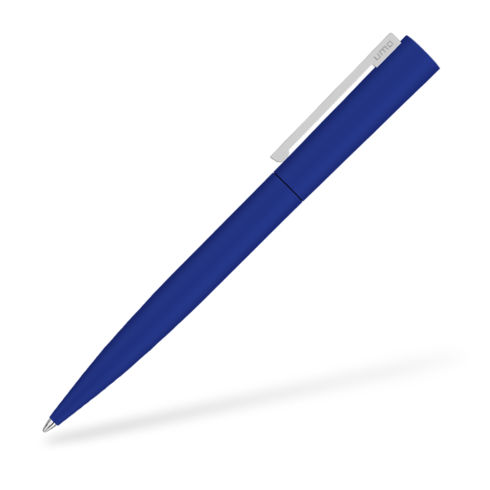 UMA 0-9610-GUM BRUSH GUM Softtouch Kugelschreiber Mittelblau Seitenansicht