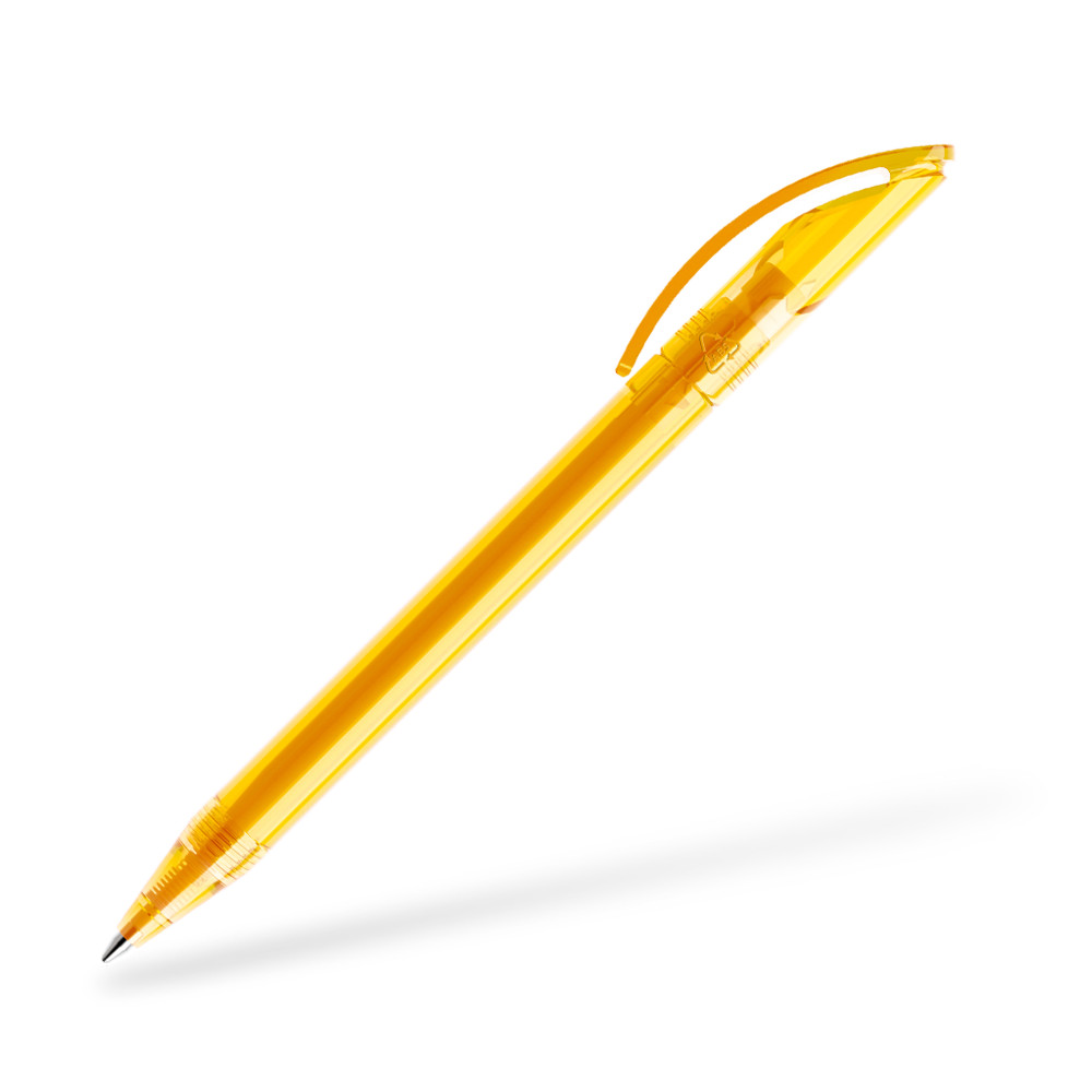 DS3 Transparent Kugelschreiber Seitenansicht Transparent T01DS3 Transparent Kugelschreiber Seitenansicht Gelb T06