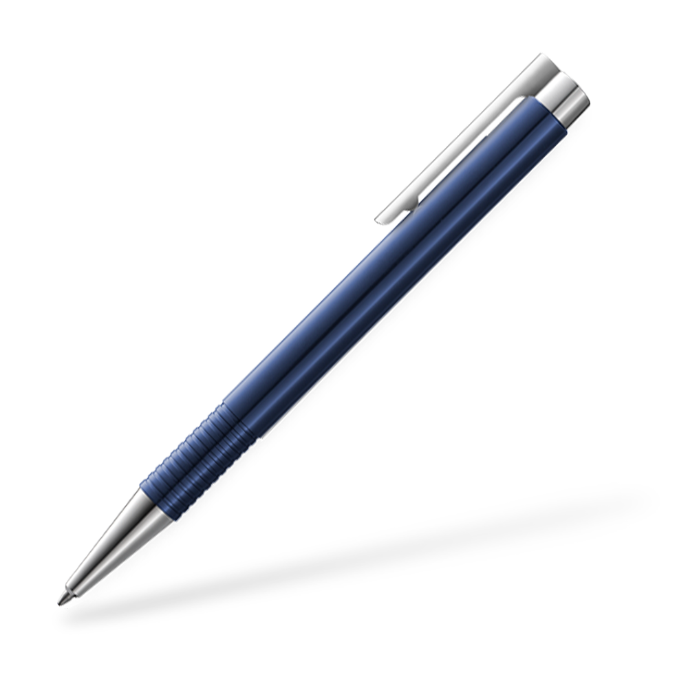 LAMY logo 204 M plus Kugelschreiber Seitenansicht Blau
