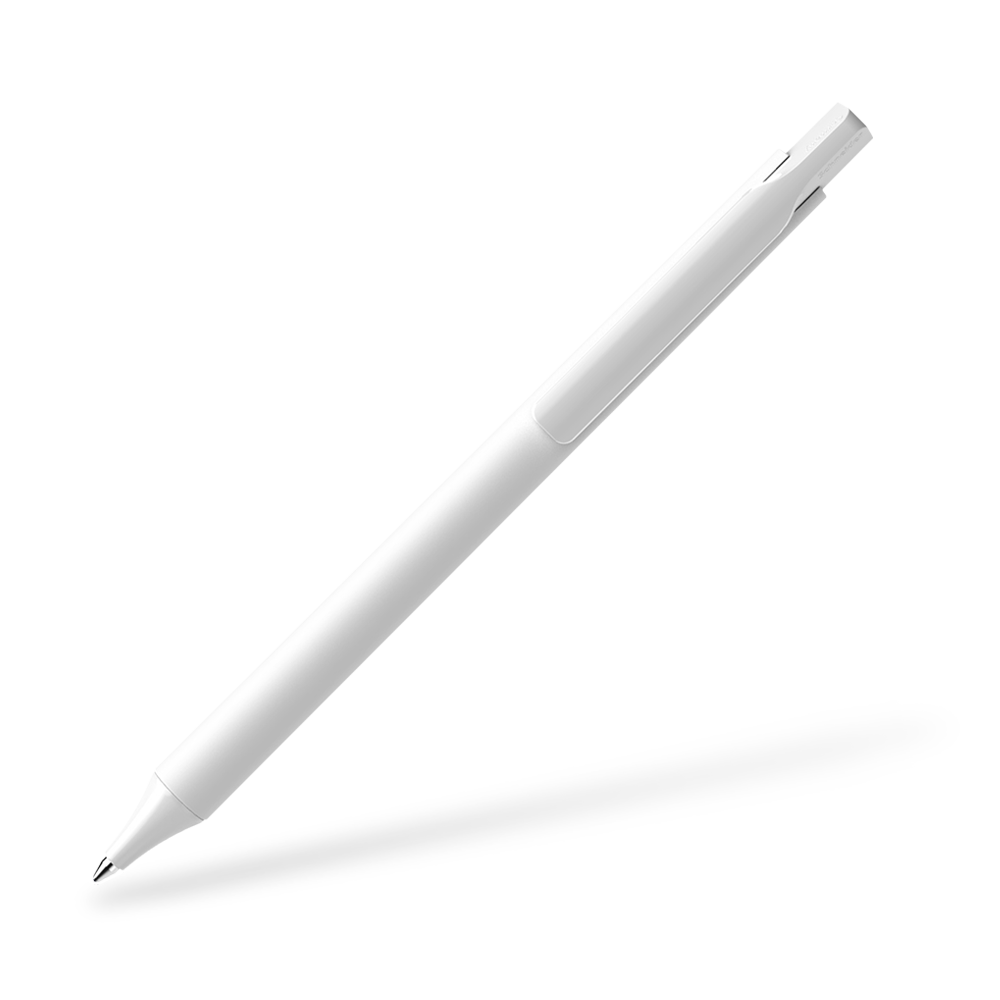 Schneider Essential Softtouch Kugelschreiber Clipansicht Weiß 70