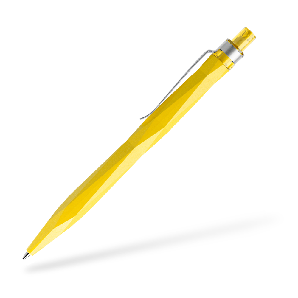 prodir QS20 Kugelschreiber Matt Metallclip Seitenansicht Gelb M07