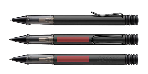 LAMY AL-star Kugelschreiber Druckbereiche
