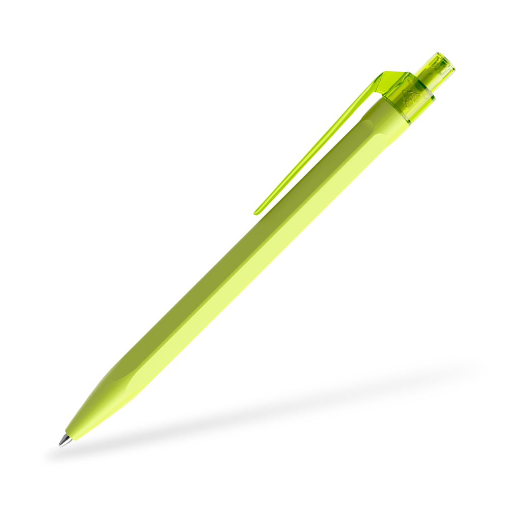 prodir QS50 Matt Kugelschreiber Seitenansicht Gelbgrün M66