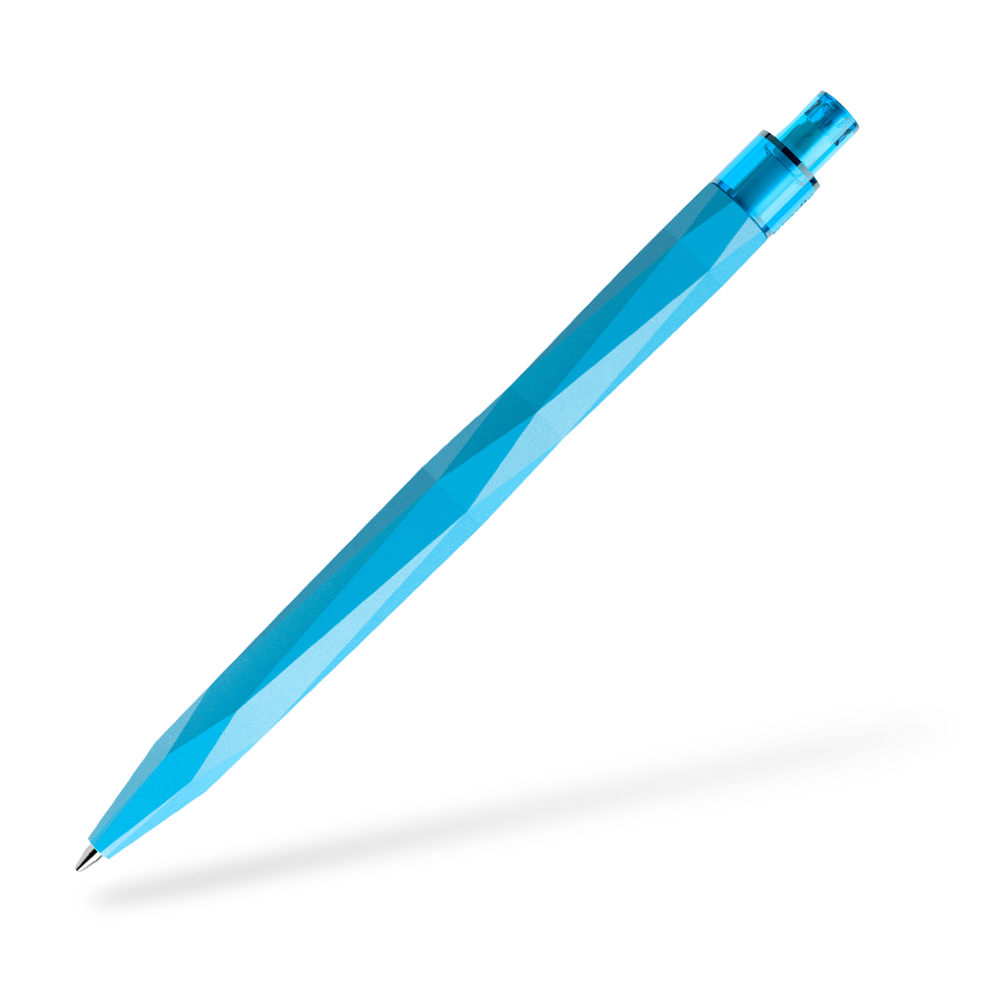 prodir QS20 Matt Kugelschreiber Frontansicht Cyan M58