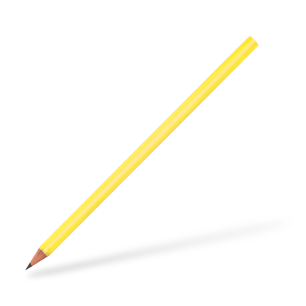 CSW Bleistifte runder Bleistift glänzend Gelb