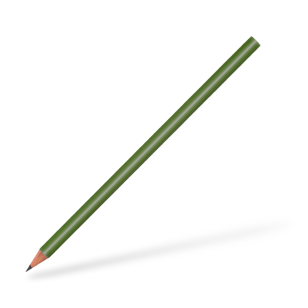 CSW Bleistifte runder Bleistift glänzend Mittelgrün