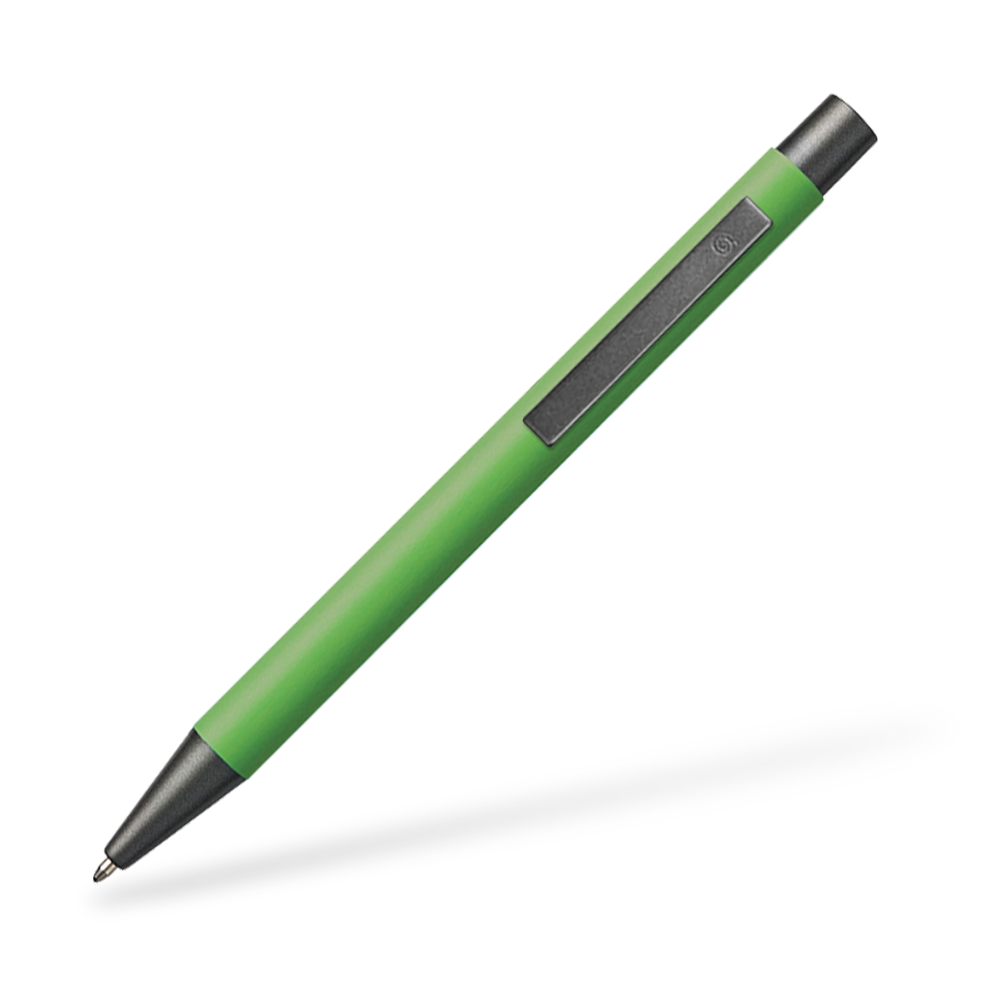 Goldstar Bowie LUM Kugelschreiber Clipansicht Hellgrün