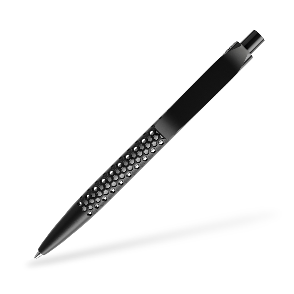 prodir QS40 Air Kugelschreiber True Biotic Clipansicht Schwarz B75