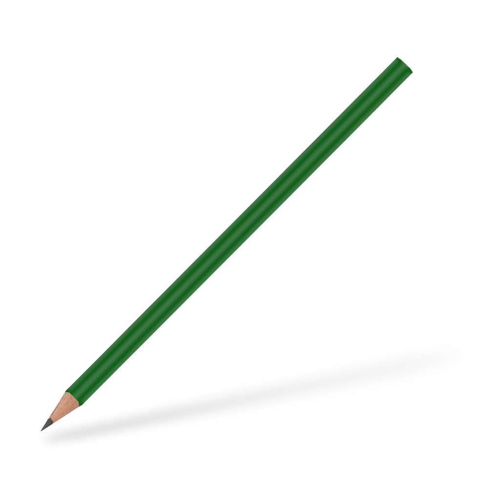 CSW Bleistifte 6-eckiger Bleistift glänzend Dunkelgrün