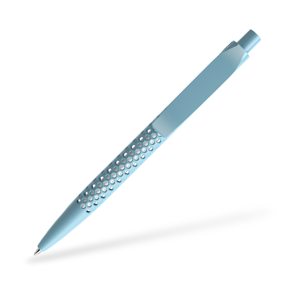 prodir QS40 Air Kugelschreiber True Biotic Clipansicht Himmelblau B55