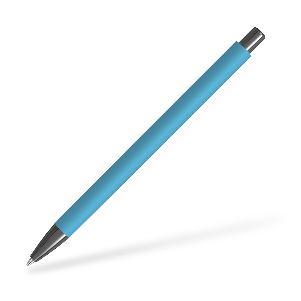 UMA Ellipse GUM 0-9450-GUM Kugelschreiber Frontansicht Hellblau