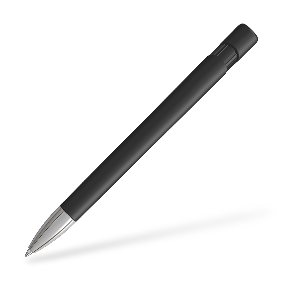 UMA YES F SI 0-0092-F-SI Kugelschreiber Frontansicht Schwarz