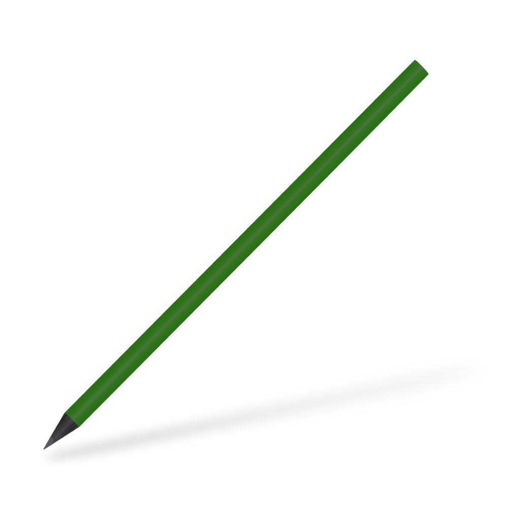 CSW runder Bleistift durchgefaerbt glanz Grün