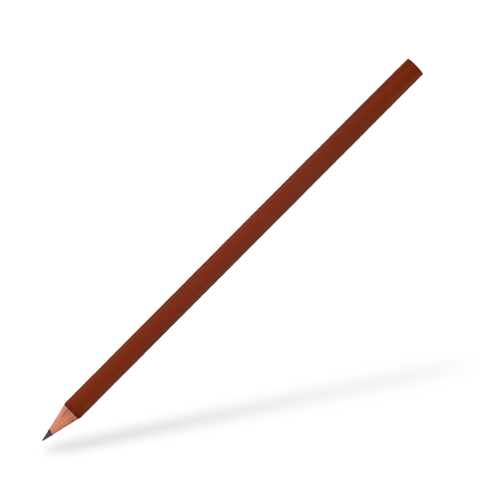 CSW Bleistifte runder Bleistift matt Braun