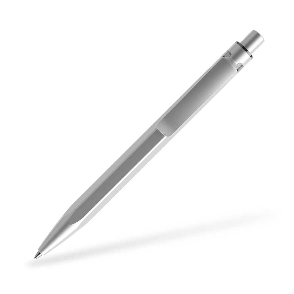 prodir QS50 Stone Kugelschreiber Metallclip Clipansicht Silber Q70