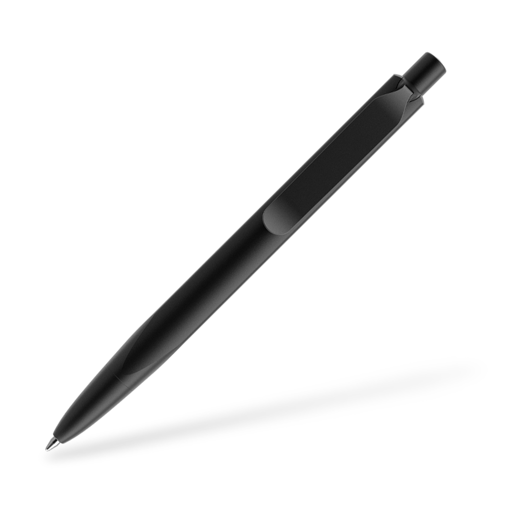 MS8 Aluminium Kugelschreiber Clipansicht Black S80