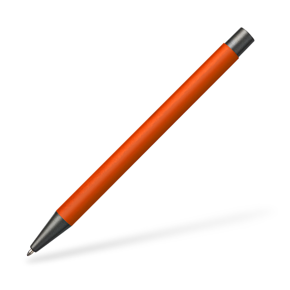 Goldstar Bowie LUM Kugelschreiber Frontansicht Orange