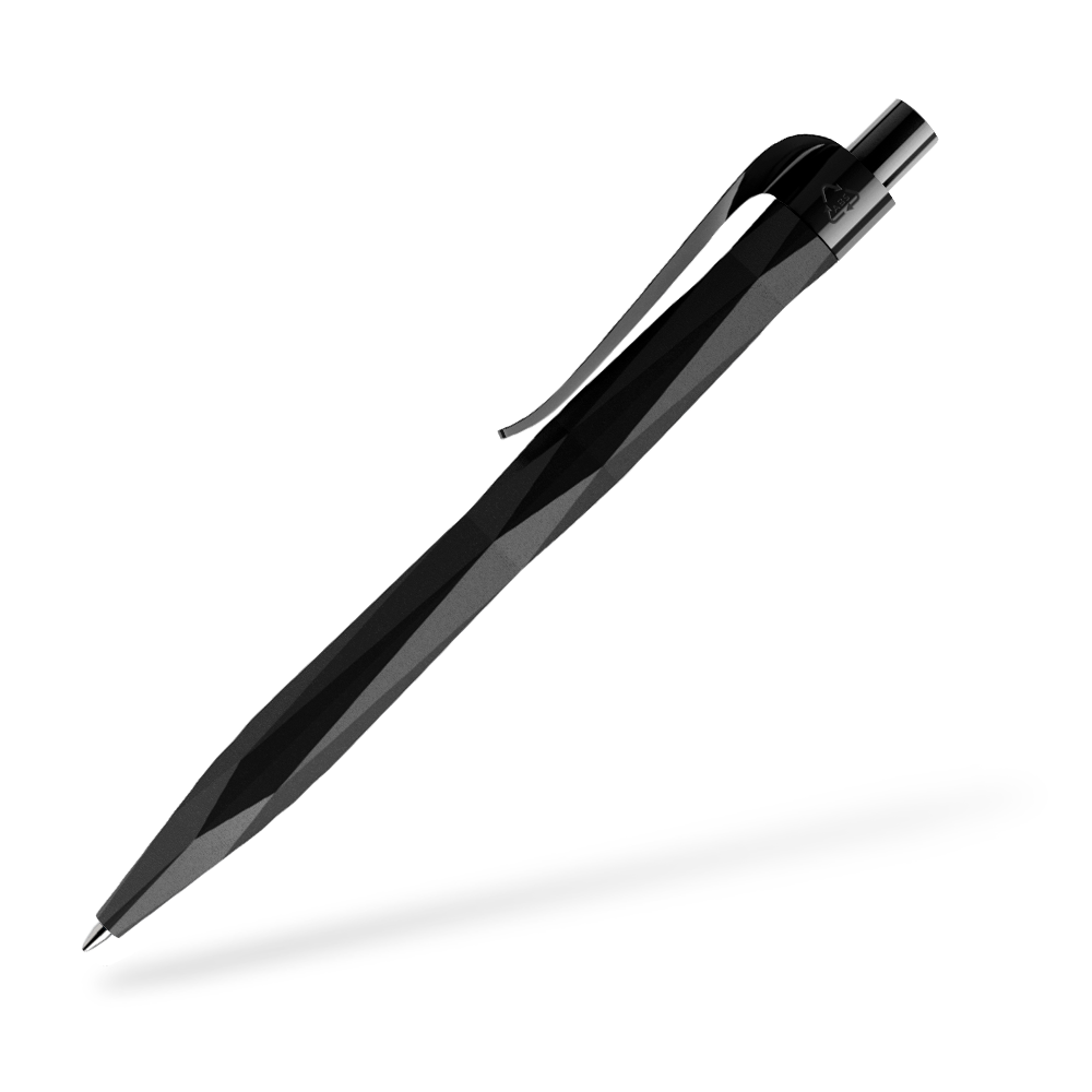 prodir QS20 Matt Kugelschreiber Seitenansicht Schwarz M75