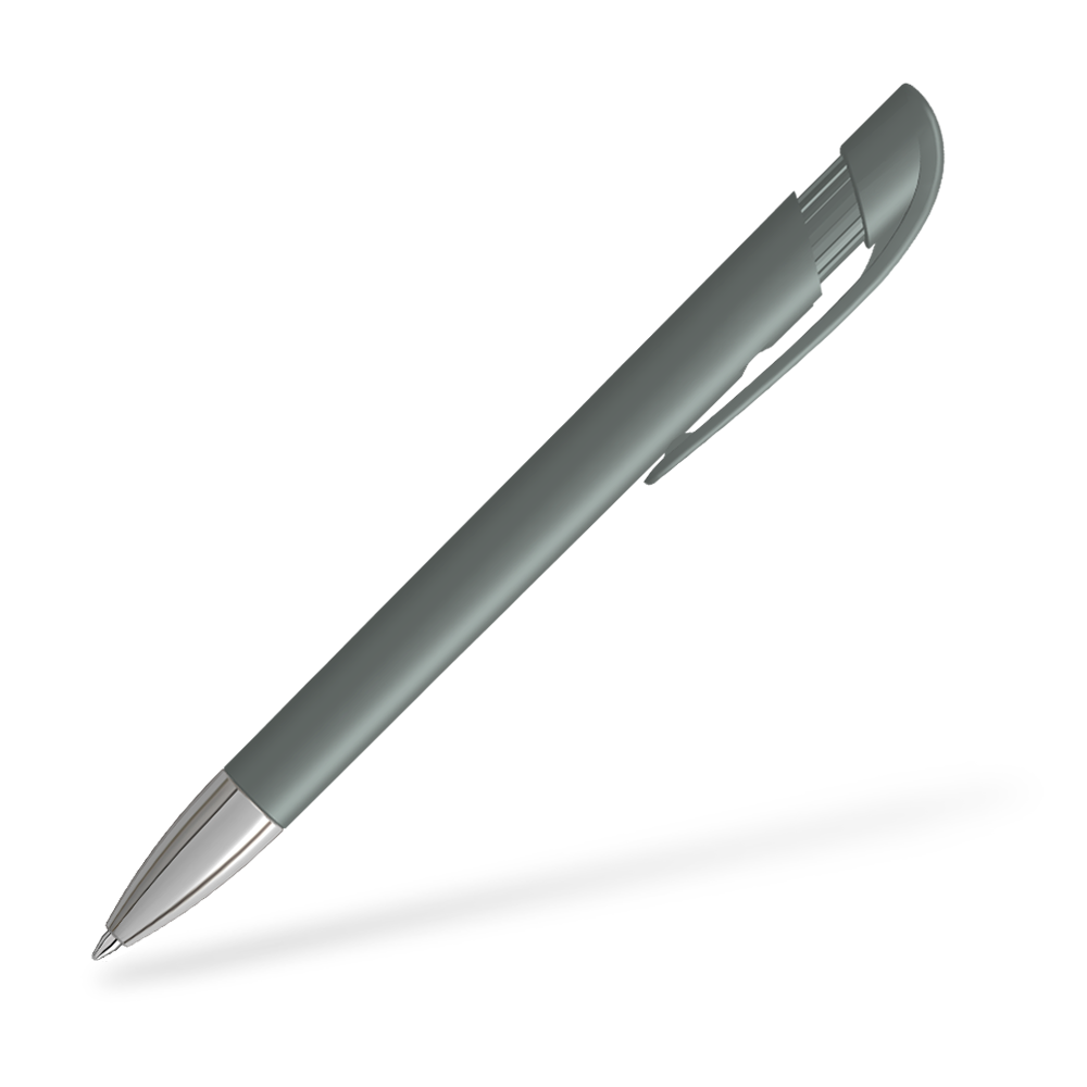 UMA YES F SI 0-0092-F-SI Kugelschreiber 270 Grad vom Clip Grau