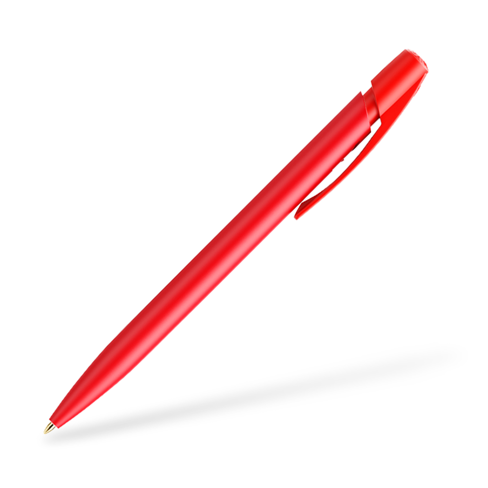 BIC Media Clic Druckkugelschreiber Rot Clipansicht 270°