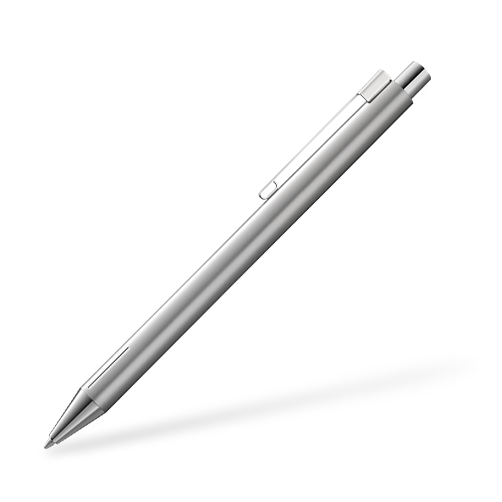 LAMY econ 240 Kugelschreiber Silber Seitenansicht