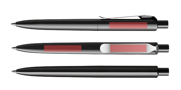 prodir DS8 Kugelschreiber poliert Metallclip Druckflächen
