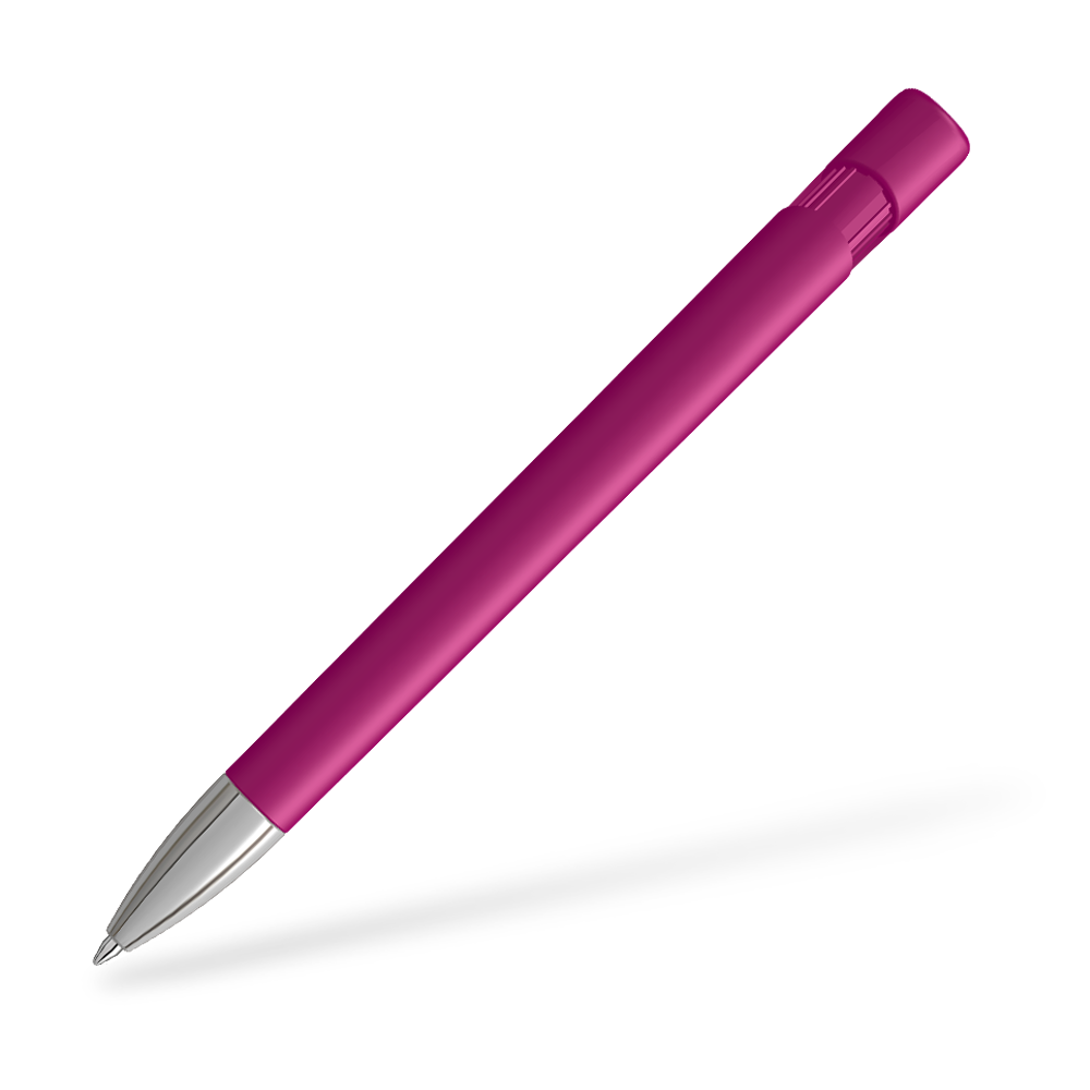 UMA YES F SI 0-0092-F-SI Kugelschreiber Frontansicht Magenta