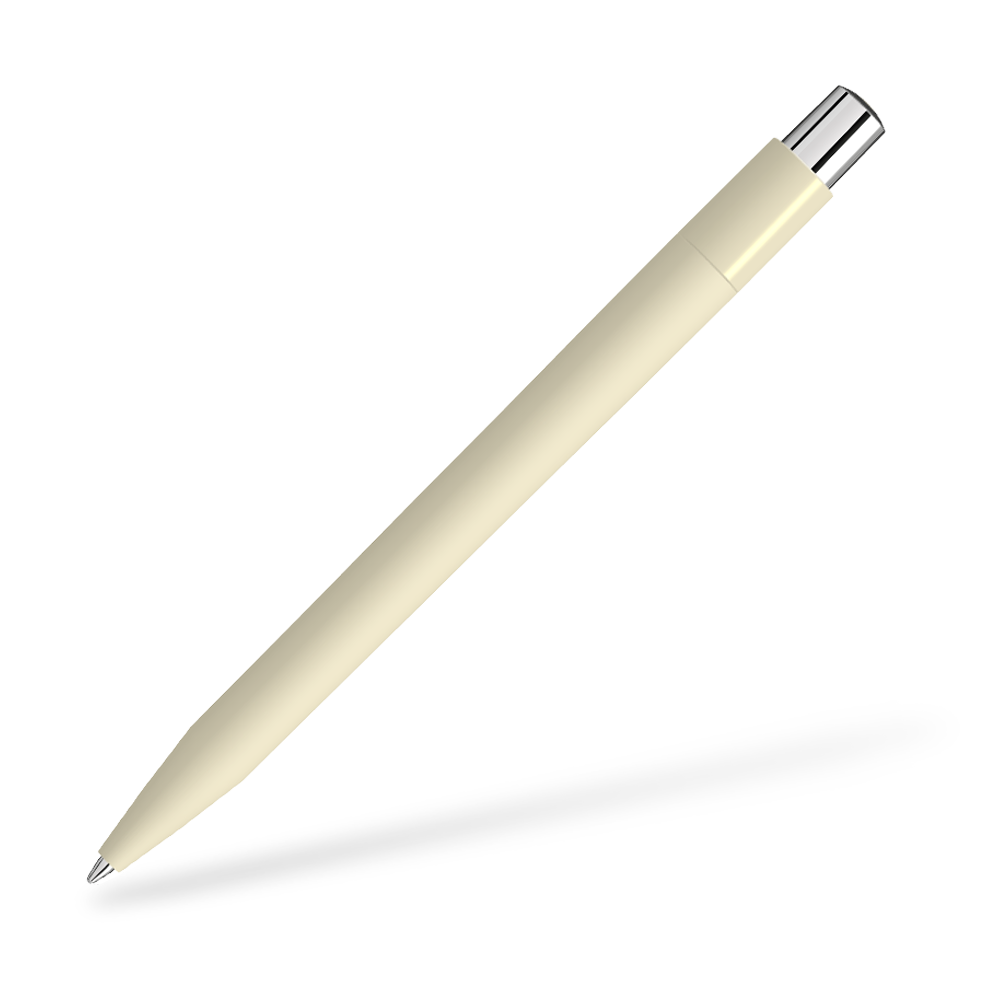 UMA ON TOP SI GUM 0-0063-SI-GUM Kugelschreiber Frontansicht Beige