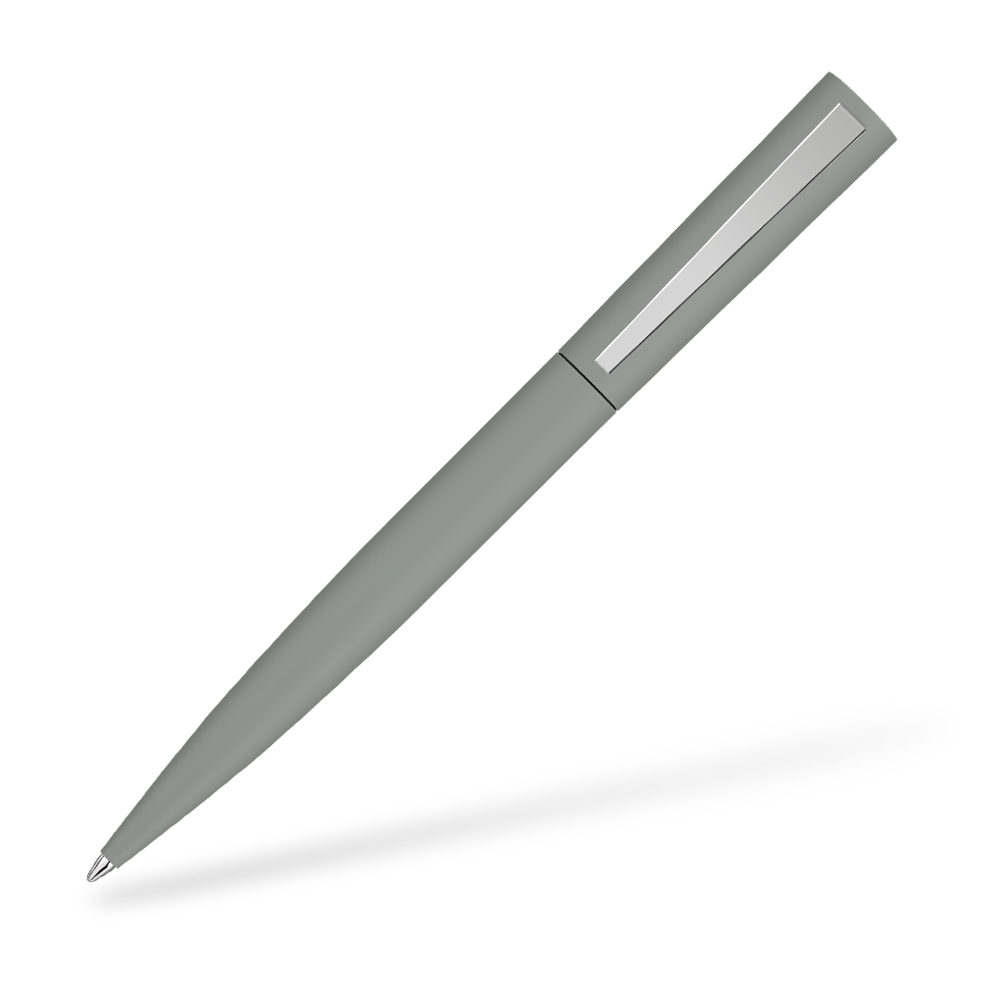 UMA 0-9610-GUM BRUSH GUM Softtouch Kugelschreiber Grau Clipansicht