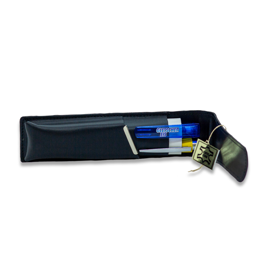 UMA 0-0900 LE Edles Lederetui für zwei hochwertige Kugelschreiber mit Logo