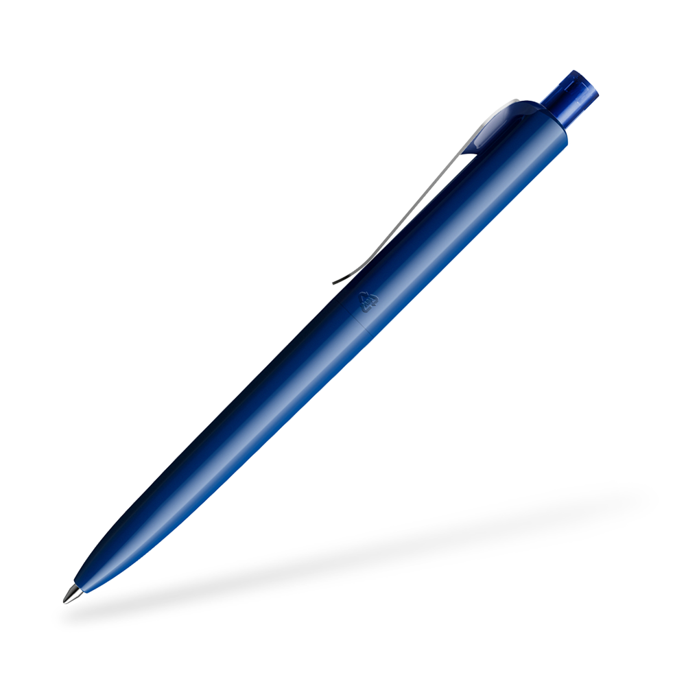 DS8 Poliert Metallclip Seitenansicht Navy P55