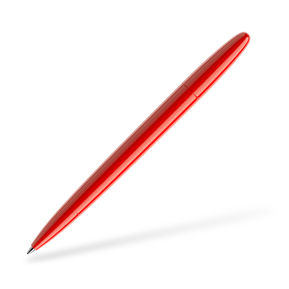 prodir DS5 poliert Kugelschreiber Frontansicht Rot P20
