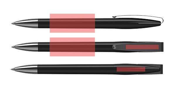 Klio-Eterna Cobra highgloss MMn Schwarz Druckbereiche