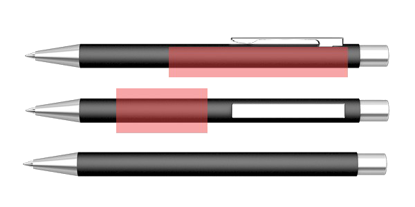 UMA Straight Matt SI Druckbereiche