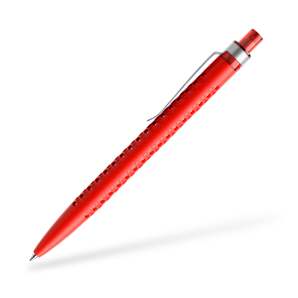 prodir QS40 Air Kugelschreiber Matt Metallclip Seitenansicht Rot M20