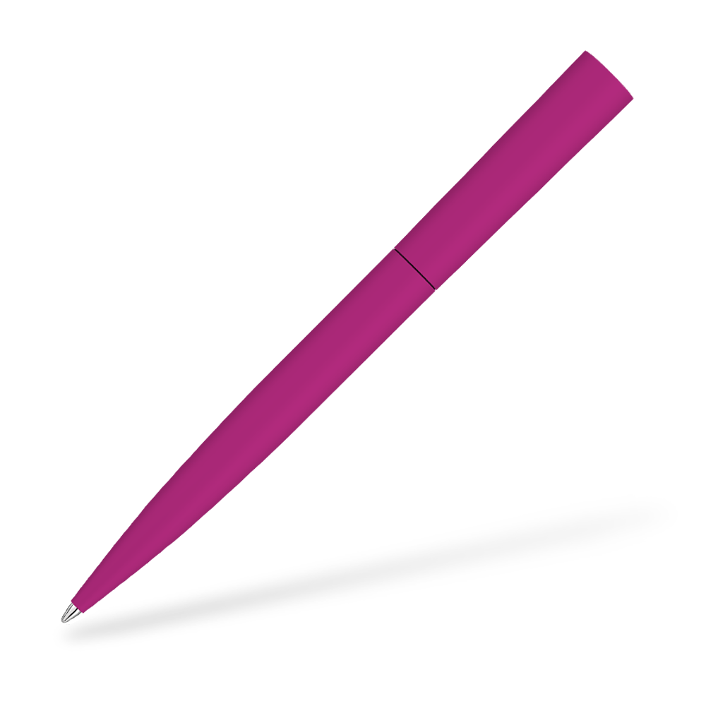UMA 0-9610-GUM BRUSH GUM Softtouch Kugelschreiber Magenta Frontansicht