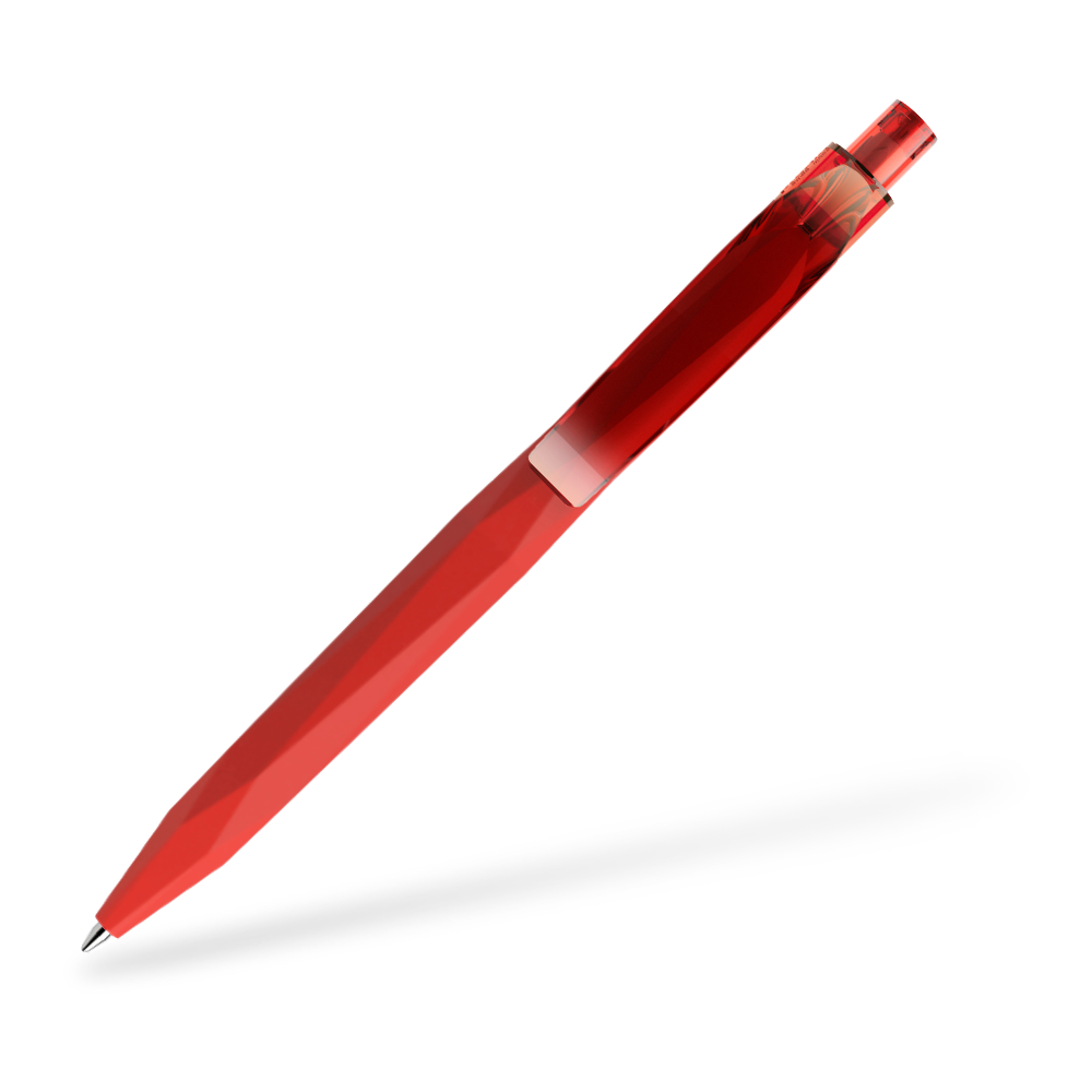 prodir QS20 Softtouch Kugelschreiber Clipansicht Rot R20