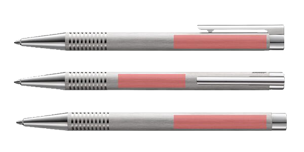 LAMY logo 206 brushed Kugelschreiber Gravurbereich