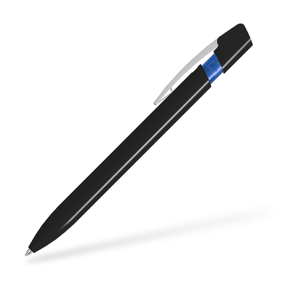 UMA SKY M 0-0125-M Kugelschreiber Seitenansicht Schwarz-Dunkelblau