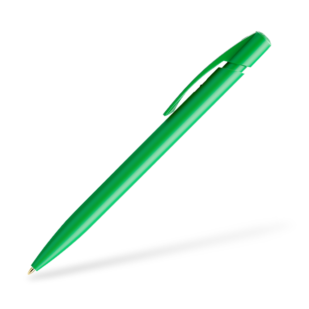 BIC Media Clic Druckkugelschreiber Hellgrün Clipansicht 90°