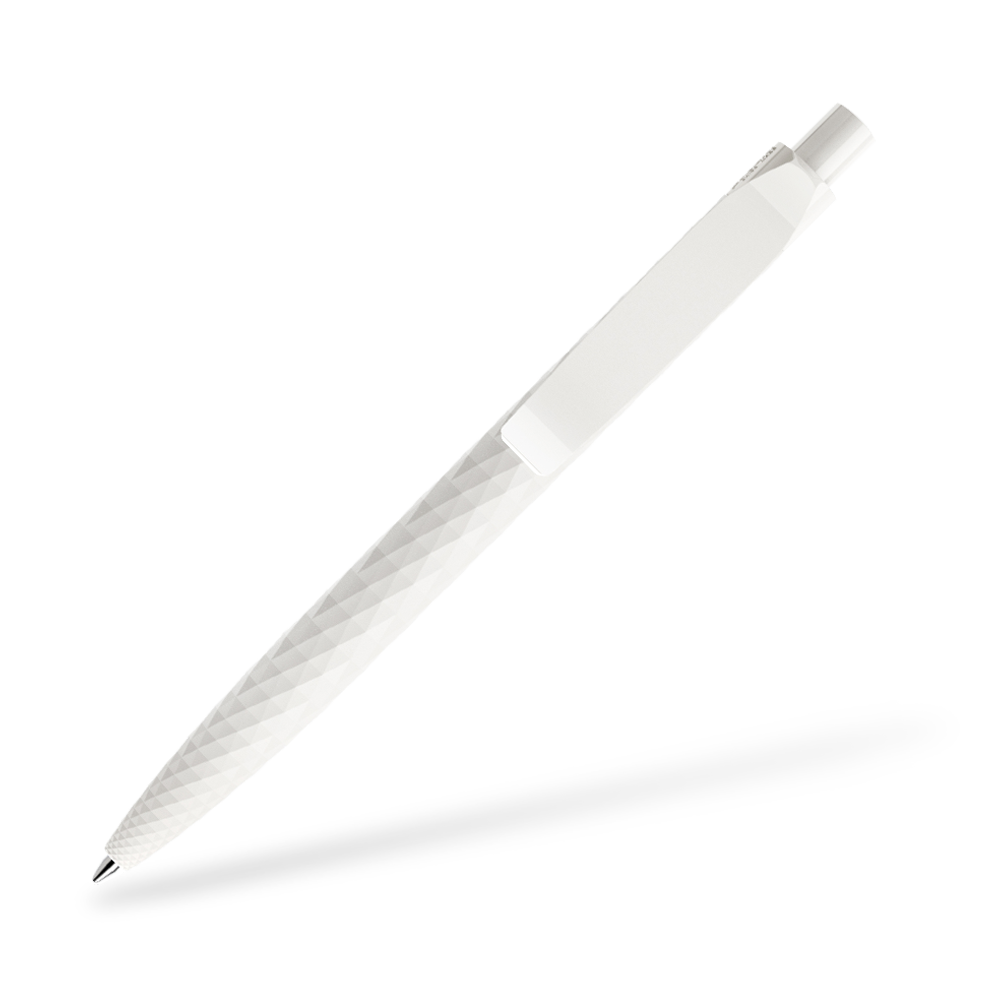 prodir QS01 matt Kugelschreiber Clipansicht Weiß M02