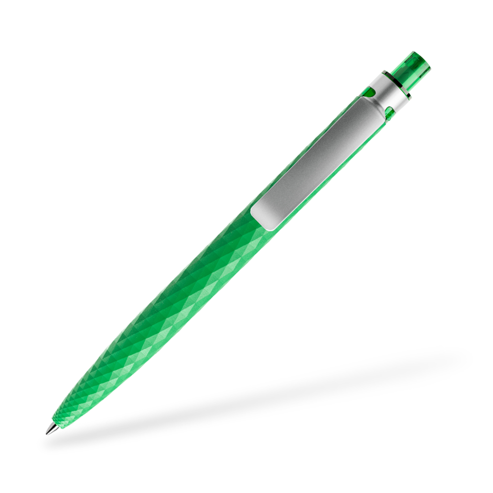 prodir QS01 Matt Kugelschreiber Metallclip Clipansicht Hellgruen M67
