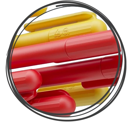 DS6S Gelb Rot Kappen