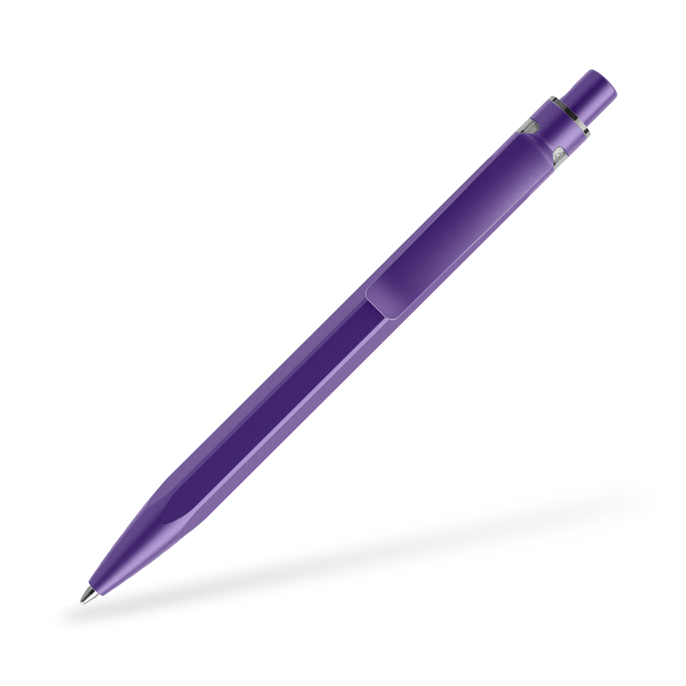 prodir QS50 Stone Kugelschreiber Metallclip Clipansicht Amethyst Q30