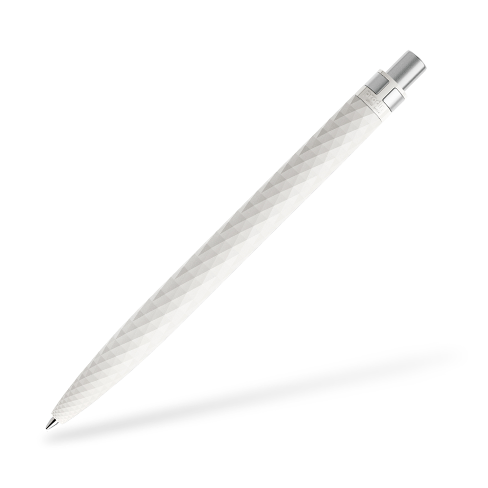 prodir QS01 Stone Kugelschreiber Metallclip Frontansicht Dolomit Q02