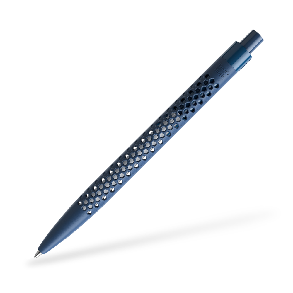 prodir QS40 Air Kugelschreiber True Biotic Frontansicht Meerblau B62