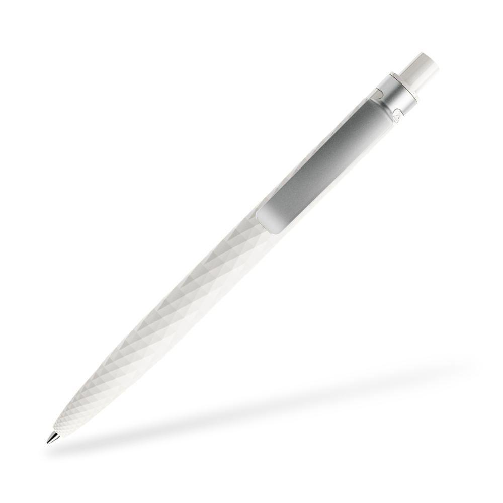 prodir QS01 Matt Kugelschreiber Metallclip Clipansicht Weiß M02