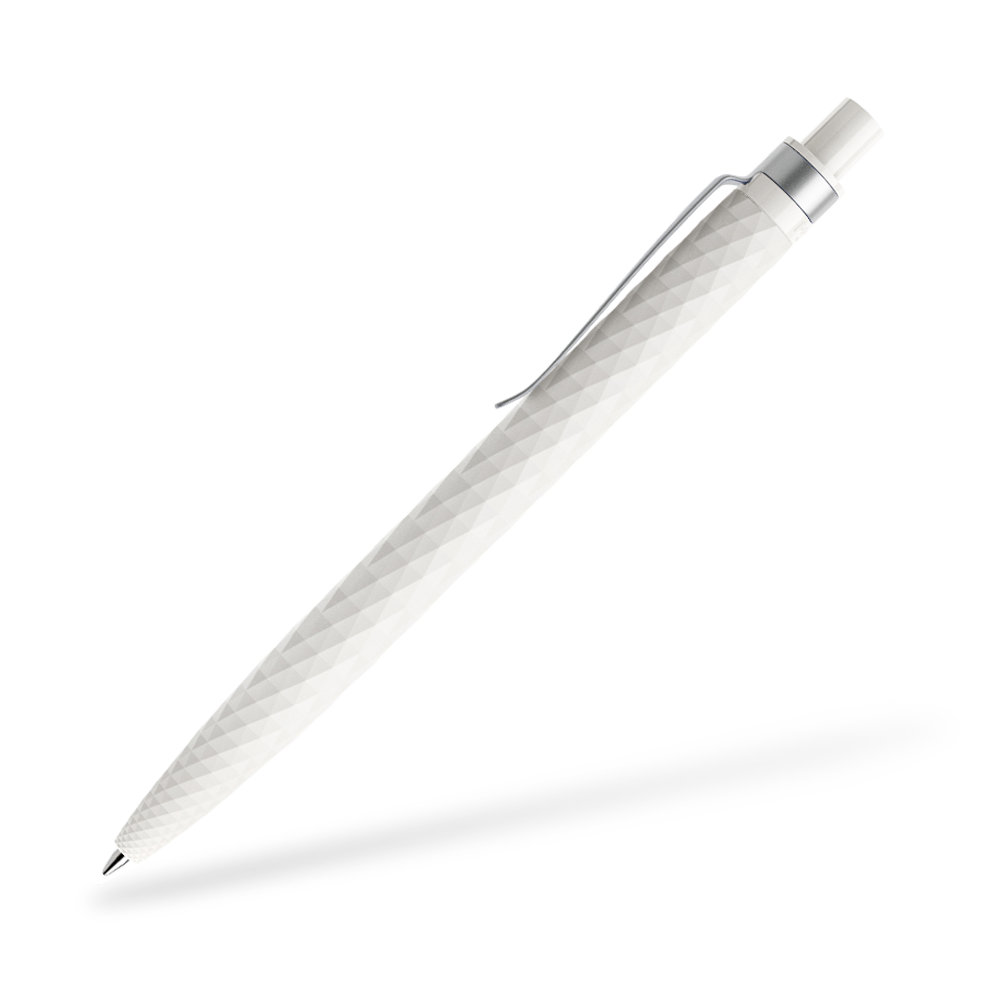 prodir QS01 Matt Kugelschreiber Metallclip Seitenansicht Weiß M02